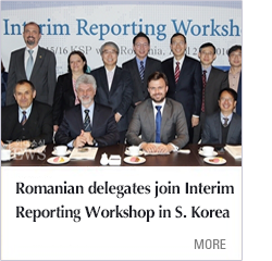 Romanian delegates join Interim Reporting Workshop in S. Korea
